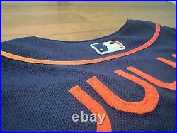 Astros Game Issued Jersey Space City Corey Julks #9 Worn OXY Patch City Connect