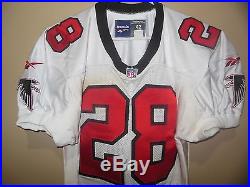 Atlanta Falcons Team Issued Game Jersey 1997 #28 Authentic Pro Line Size 42