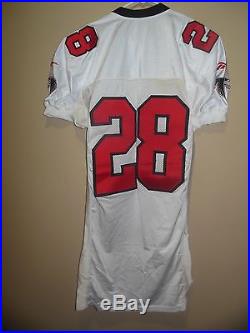 Atlanta Falcons Team Issued Game Jersey 1997 #28 Authentic Pro Line Size 42