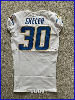 Austin Ekeler Los Angeles Chargers Team-Issued NFL Football Jersey 30 Away