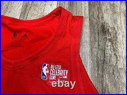 Auth 2018 NBA Celeberity ALL STAR Game Issued Anthony Anderson Pro Cut Jersey 52