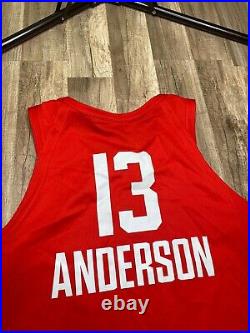 Auth 2018 NBA Celeberity ALL STAR Game Issued Anthony Anderson Pro Cut Jersey 52