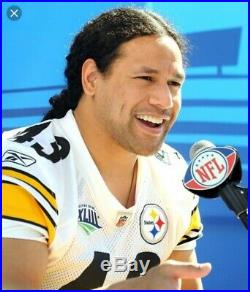 Authentic 08 Steelers Troy Polamalu team issued game jersey, SB XLIII