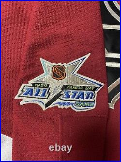 Authentic 1999 NHL All Star game issued hockey jersey, size 58 (read below)