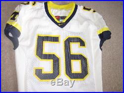 Authentic 2004 UNIVERSITY OF MICHIGAN game worn issued LAMARR WOODLEY jersey