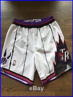 Authentic Champion 95-96 GAME ISSUE Toronto Raptors Jersey Shorts NBA Size 38