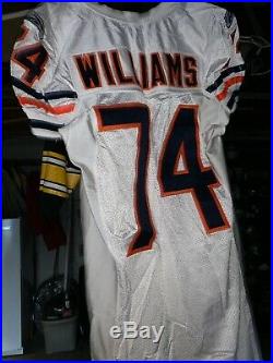 Authentic Chicago Bears Game Issued/worn Williams Jersey By Reebok Sz 48