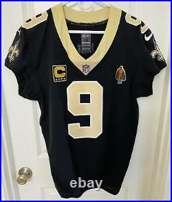 Authentic Drew Brees New Orleans Saints Nike 46 Jersey PRO GAME TEAM ISSUED 2017