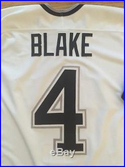 Authentic Game Issued 1995/1996 Los Angeles Kings Rob Blake #4 White A Jersey