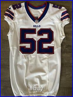 Authentic Game Issued 2013 Buffalo Bills Arthur Moats White Jersey Steelers NIKE