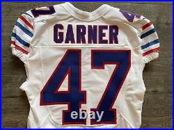 Authentic Game Issued 2016 Buffalo Bills Manasseh Garner Throwback White Jersey