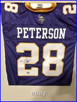 Authentic Game Issued Jersey Signed By Adrian Peterson