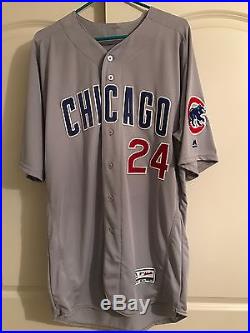 Authentic Game Used Worn Team Issued 2016 Dexter Fowler Chicago Cubs Jersey
