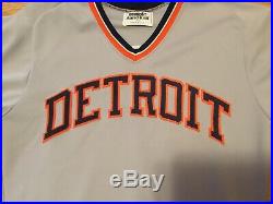 Authentic Issued/Used/Worn Detroit Tigers Mark Fidrych 1976 Road Game Jersey 38