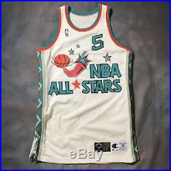 Authentic Jason Kidd 1996 Champion All Star Game Issued Pro Cut Jersey