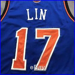 Authentic Jeremy Lin Game Issued Used Worn Knicks Jersey