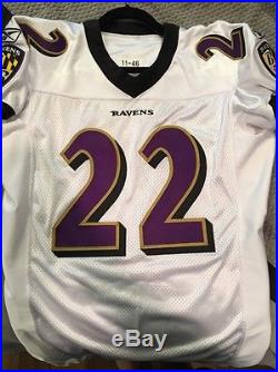 Authentic Jimmy Smith Baltimore Ravens Game Issued Non-Used Game Cut Away Jersey
