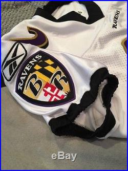 Authentic Jimmy Smith Baltimore Ravens Game Issued Non-Used Game Cut Away Jersey