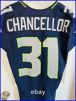 Authentic Kam Chancellor Seattle Seahawks Nike 40 Jersey GAME CUT TEAM ISSUED