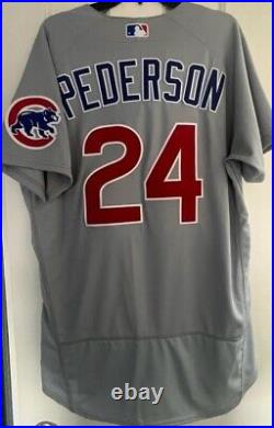 Authentic Nike 2021 Chicago Cubs Away Joc Pederson Team Issued Game Jersey 46