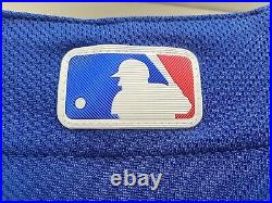 Authentic Nike 2023 Chicago Cubs Blue Trey Mancini Team Issued Game Jersey 46