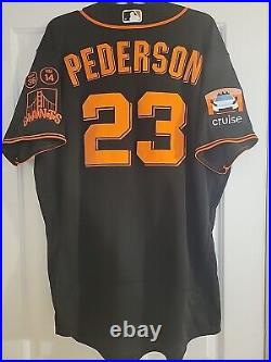 Authentic Nike 2023 San Francisco Giants Joc Pederson Team Issued Game Jersey 48