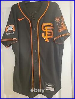 Authentic Nike 2023 San Francisco Giants Joc Pederson Team Issued Game Jersey 48