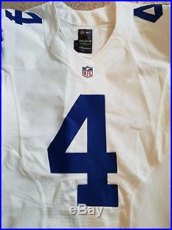 Authentic Nike Dallas Cowboys Player Team Game Issued Jersey Dak Prescott NFL
