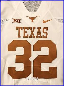 Authentic Nike Texas Longhorns Game Used Worn Issued Football Jersey #32