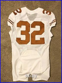 Authentic Nike Texas Longhorns Game Used Worn Issued Football Jersey #32