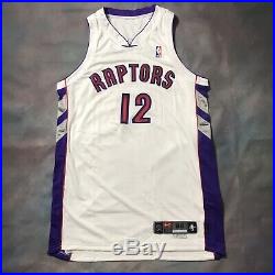 Authentic Rafer Alston Game Used Worn Issued Raptors Jersey Nike Champion