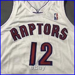 Authentic Rafer Alston Game Used Worn Issued Raptors Jersey Nike Champion