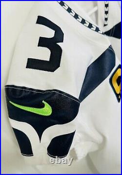 Authentic Russell Wilson Seattle Seahawks Nike 44 Jersey GAME TEAM ISSUED 2019