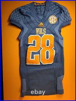 Authentic Tennessee Volunteers Game Worn Jersey #28 Used Issued Team Player Vols