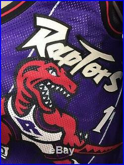 Authentic Tracy Mcgrady Raptors Game Jersey Pro cut Issued