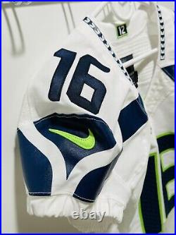 Authentic Tyler Lockett Seattle Seahawks Jersey Nike 38 GAME CUT 48 TEAM ISSUED