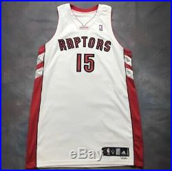 Authentic Vince Carter Raptors Team Issued Game Jersey