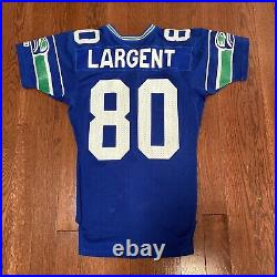 Authentic Wilson Seattle Seahawks Steve Largent Pro Cut Game Issued Worn Jersey
