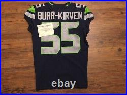 Awesome Ben Burr Kirven Home Game Used Issued Jersey Seattle Seahawks withCOA