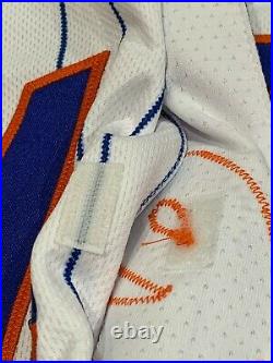 BATBOY size 46 #BB 2021 New York Mets game used jersey issued home white 41 MLB