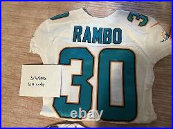 Bacarri Rambo Authentic Game issued Jersey