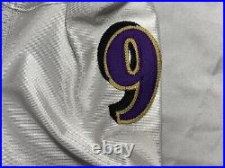 Baltimore Ravens Ed Hartwell Pro Cut Game Issued Jersey Signs of Use Stitched 50