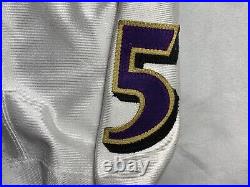 Baltimore Ravens Ed Hartwell Pro Cut Game Issued Jersey Signs of Use Stitched 50