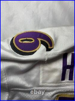 Baltimore Ravens Ed Hartwell Pro Cut Game Issued Jersey Signs of Use Stitched 50