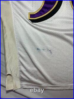 Baltimore Ravens Ed Hartwell Pro Cut Game Issued Jersey Signs of Use Stitched 50