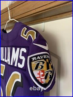 Baltimore Ravens Game Issued Color Rush Jersey sz 38