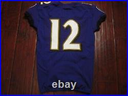 Baltimore Ravens Nike Authentic Team Issued Practice Jersey Size 42 Men #12 2014