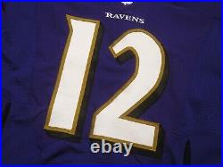 Baltimore Ravens Nike Authentic Team Issued Practice Jersey Size 42 Men #12 2014