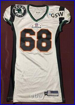 Berlin Thunder NFL Europe Game Used Issued Reebok Jersey Patch #68 Meadow