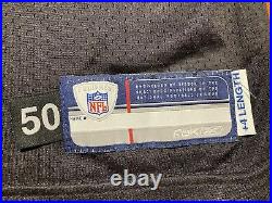 Berlin Thunder NFL Europe Game Used Issued Reebok Jersey with Patches #68 Meadow